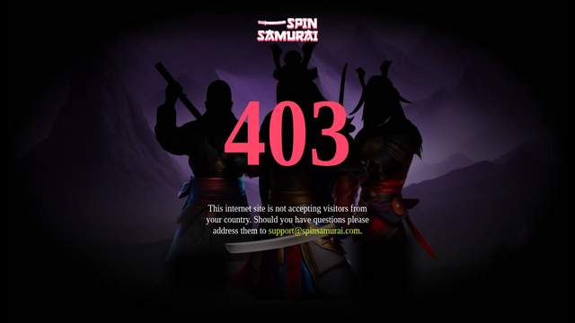 Spin Samurai casino screenshot
