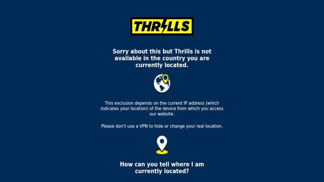 Thrills casino screenshot